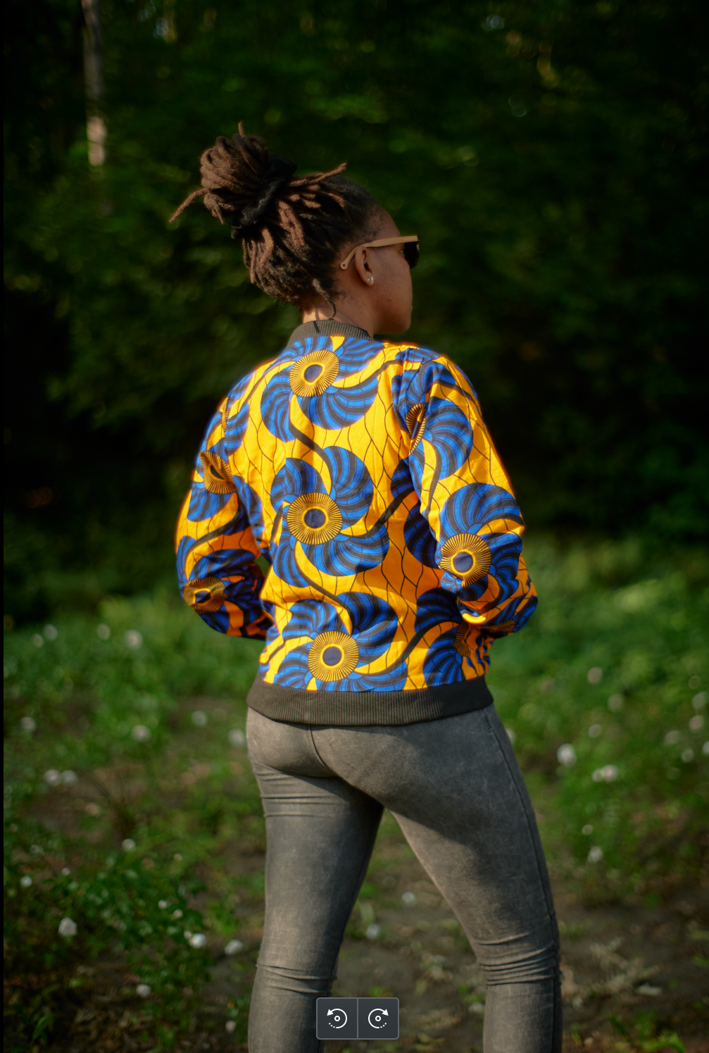 Ankara Bomber Jacket