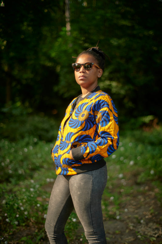 Ankara Bomber Jacket